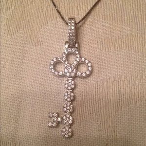 Sterling silver bling key